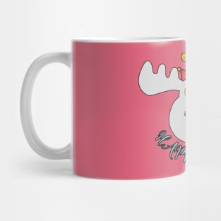 Funny Moose HAPPY TIME Mug